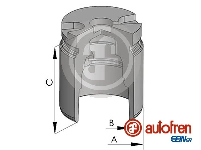 Piston, brake caliper